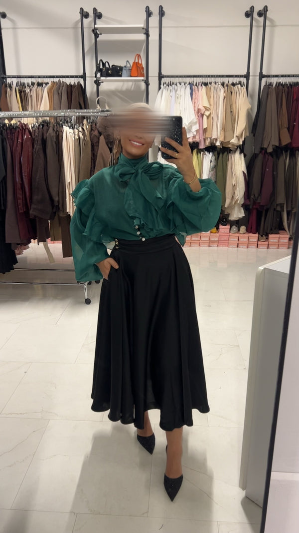 GIGI BLOUSE GREEN