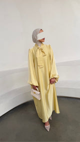 Abaya Zeya butter yellow
