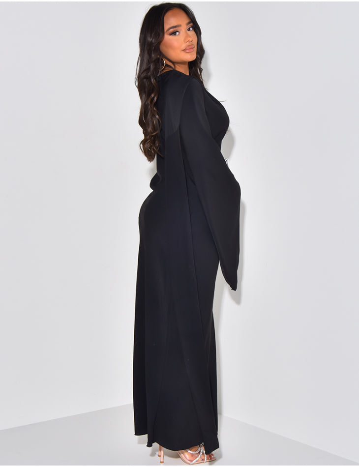 LONG SLEEVE DRESS BLACK