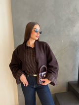 LANA VEST BROWN