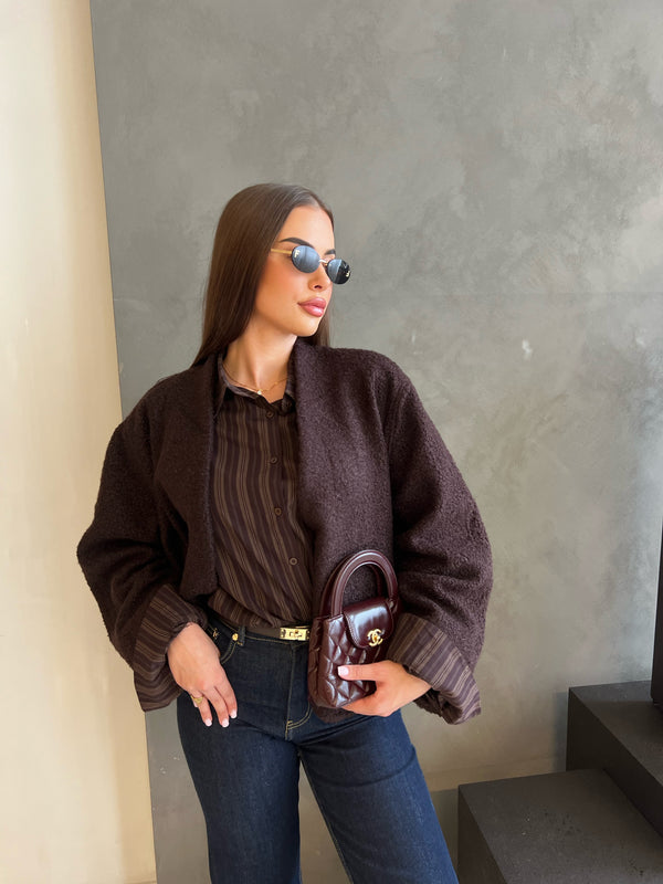 LANA VEST BROWN