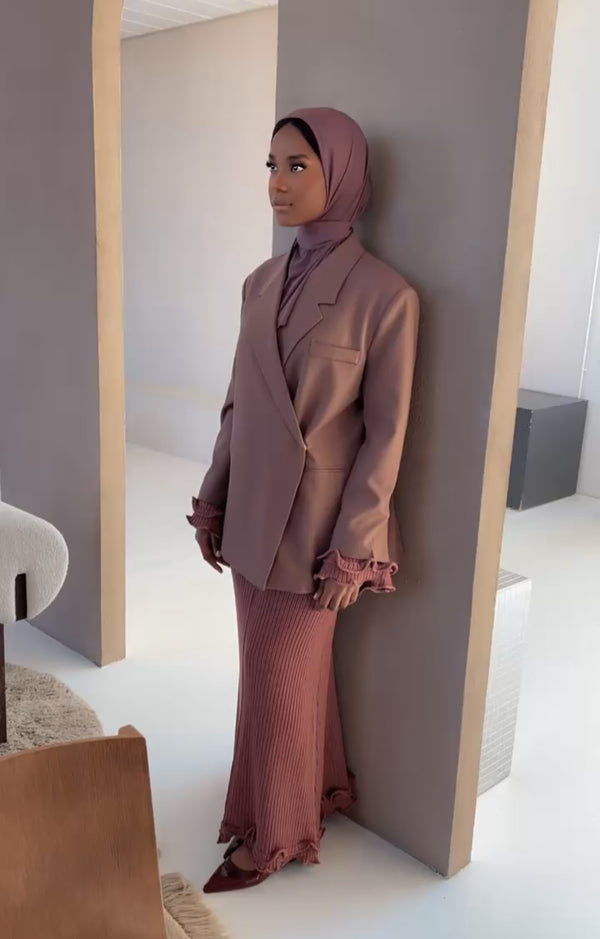 SANDRA BLAZER MAUVE