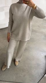 LIVIA KNIT SET- BEIGE