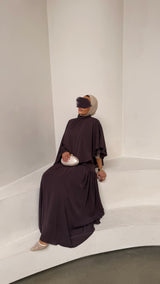 NOLIA SKIRT AUBERGINE