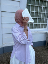 ELSA STRIPE BLOUSE PINK