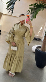 LARA COTTON DRESS MINT