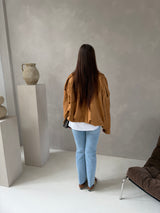 LANA BOMBER JACKET CAMEL
