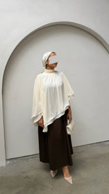 NOLIA PONCHO CRÉME