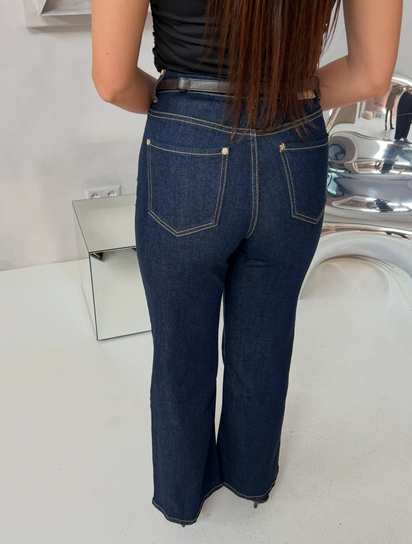 EVA QUEEN HEARTS JEANS DARK BLUE