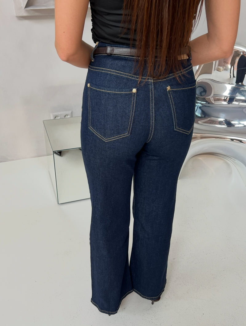EVA QUEEN HEARTS JEANS DARK BLUE