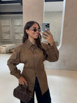 ALIX BLOUSE ESPRESSO