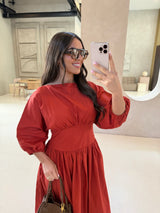 Sacha Kleid rot
