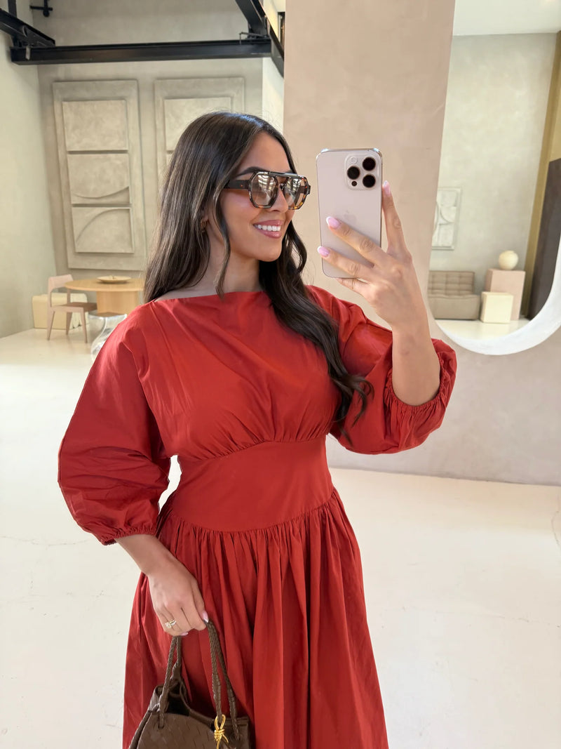 Sacha Kleid rot