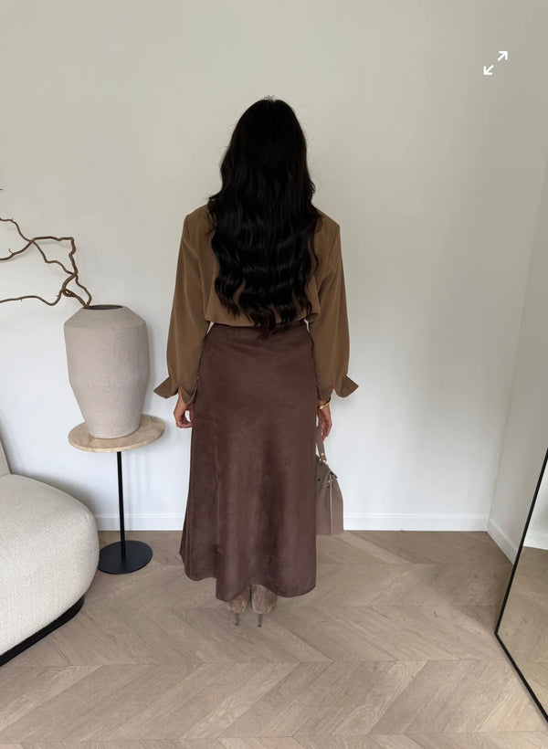 NAYA SKIRT BROWN