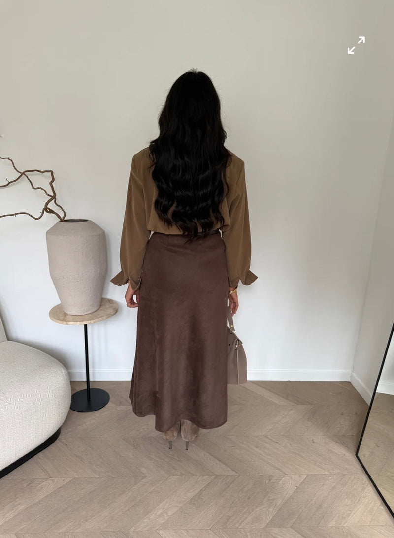 NAYA SKIRT BROWN