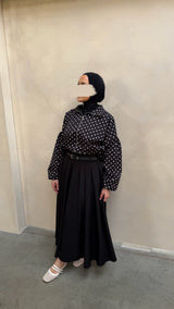 MELY VEST BLACK/WHITE