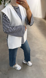 STRIPED LONGSLEEVE BLUE