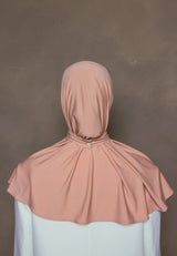 Instant Scarf Peach Rose