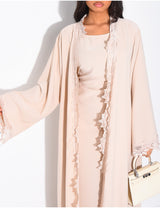 ABAYA SET MAÏA BEIGE
