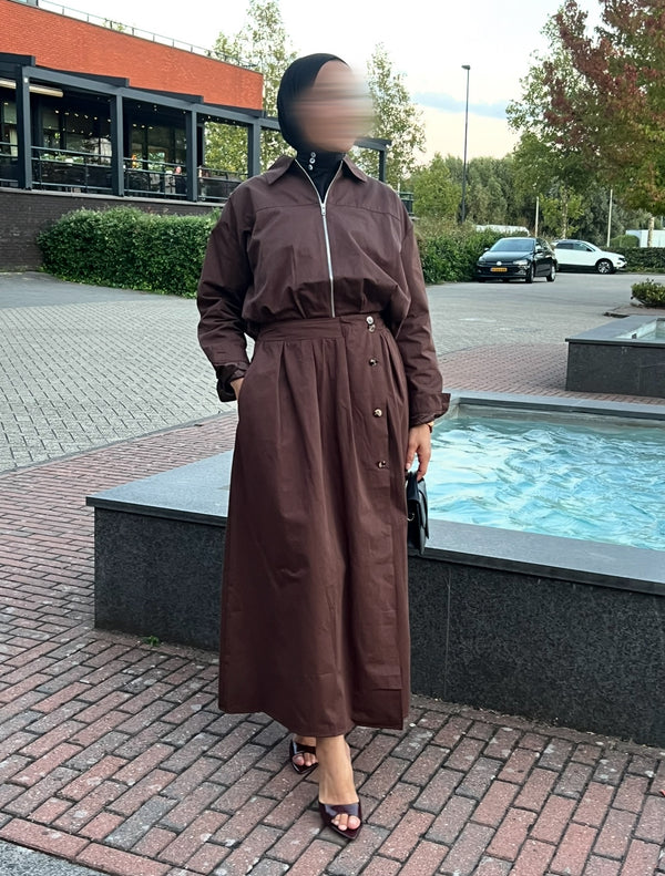 CAMILLE TWO PIECE BROWN