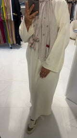 HANAE SWEATERDRESS OFFWHITE