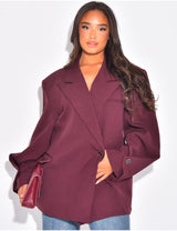 OVERSIZED BLAZER EVA BORDEAUX