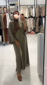 ARIA OVERSIZED ABAYA KHAKI