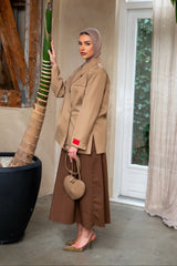 HANORA SIGNATURE BLAZER- CAMEL SAND