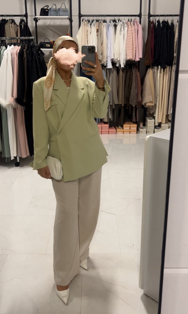 SANDRA BLAZER LIGHT SAGE