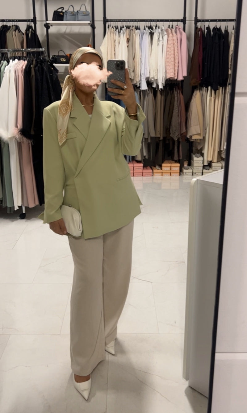 SANDRA BLAZER LIGHT SAGE