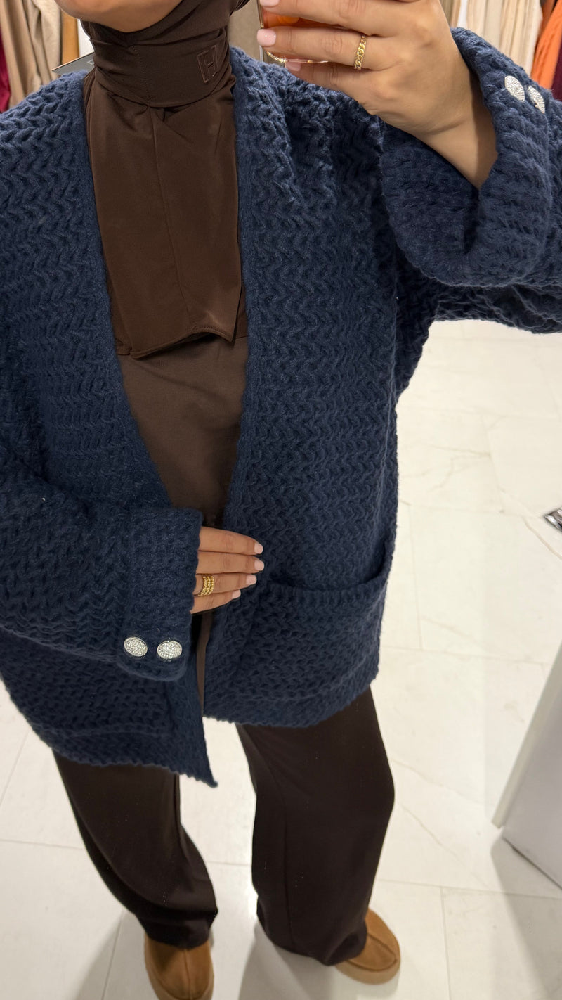 MELY CARDIGAN BLUE