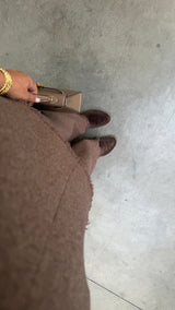 LIVIA KNIT SET- MOCHA