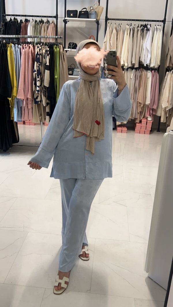 LEYA TWINSET BABY BLUE