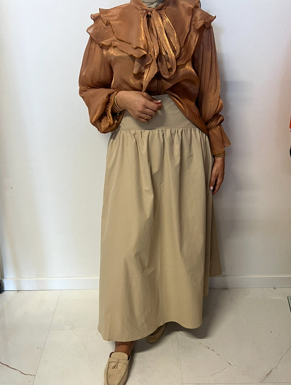 SANA BLOUSE WARM APRICOT
