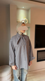 OVERSIZED BOW BLOUSE