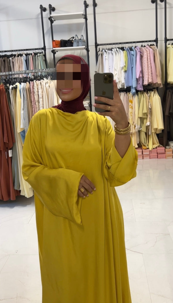 ABAYA NOOR GOLDEN YELLOW