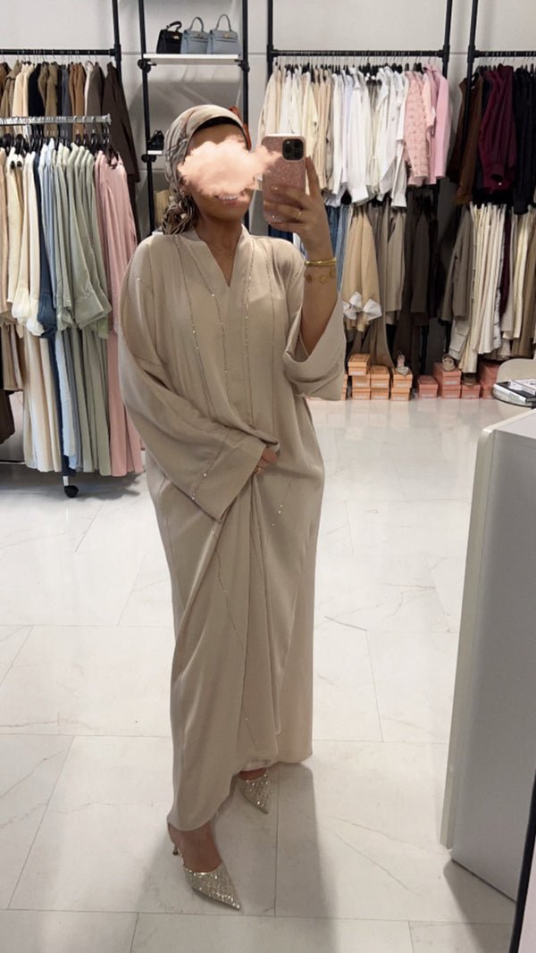 ABAYA DANA BEIGE (ED356)