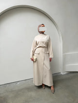 POCKET SKIRT SET LIGHT BEIGE