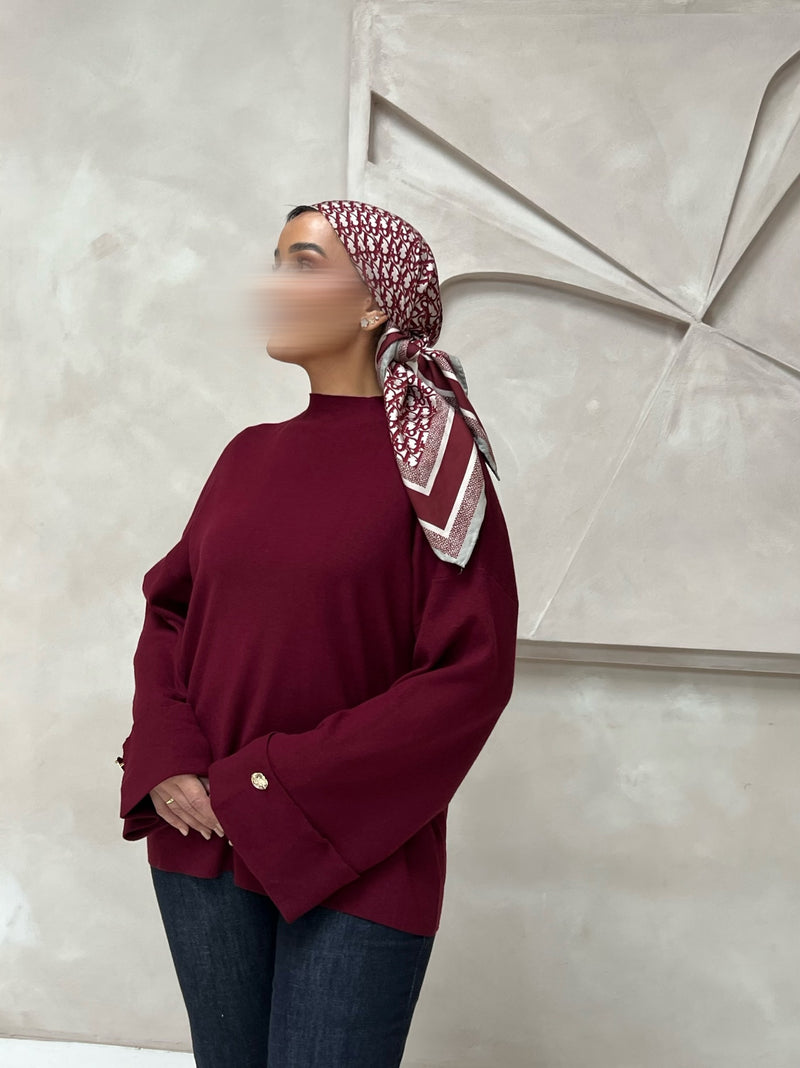 EMY SWEATER BORDEAUX