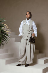 ANNA PANTALON MINT GREEN- P25246