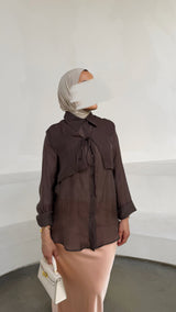 NOA BLOUSE BROWN