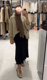 OVERSIZED ZARA SWEATER TAUPE