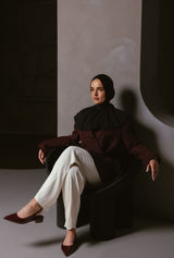 SANDRA BLAZER BORDEAUX