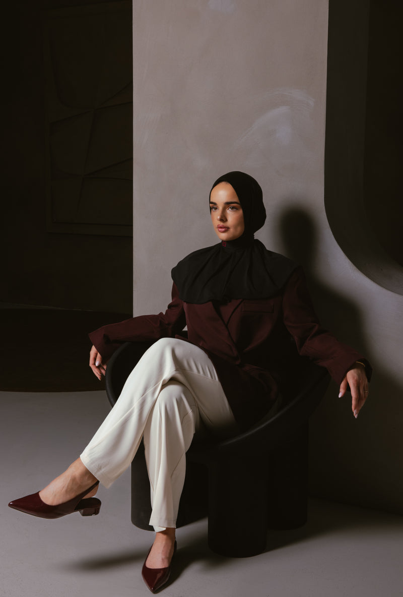 SANDRA BLAZER BORDEAUX