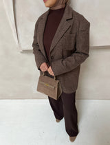 BERRY BLAZER BROWN