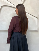 LOU RUFFLE BLOUSE