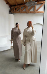 POCKET SKIRT SET LIGHT BEIGE