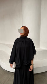 NOLIA PONCHO BLACK