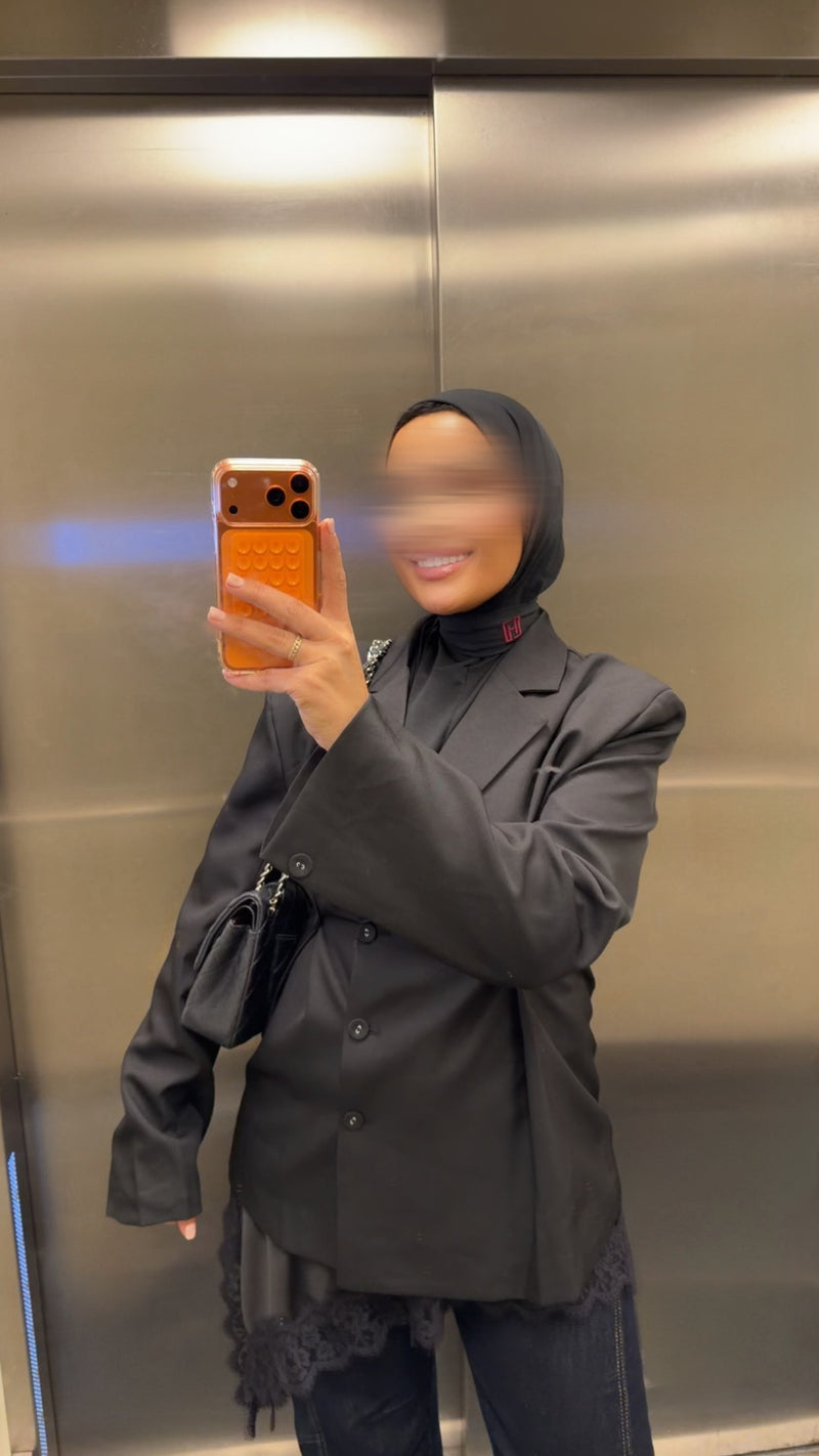 ANNA LACE DRESS BLACK