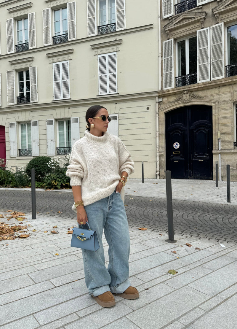 OVERSIZED ZARA SWEATER BEIGE